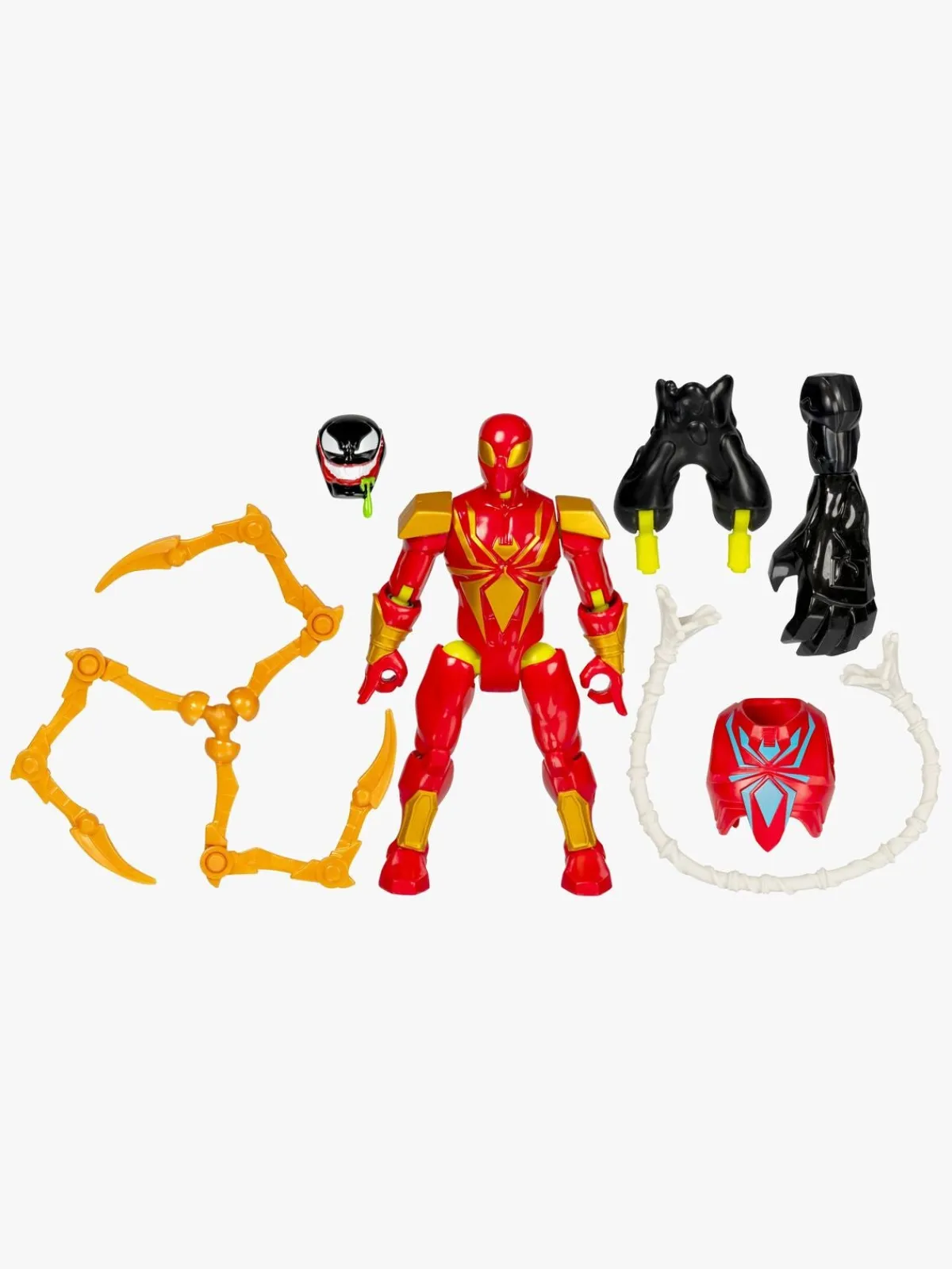 MarvelSpiderMan Legetøjsfigurer>Marvel Spider-Man Mixmashers Figur Iron Spider Delux