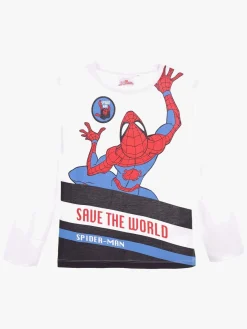 Børn MarvelSpiderMan Marvel Spider-Man Trøje, White