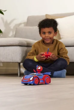 JadaToys Fjernstyret*Marvel Spidey Fjernstyret Bil med Figur Rød/Blå