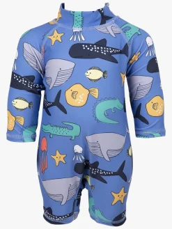 MaxCollection Uv & Strand*Max Collection Mini Badedragt, Blå Blå/Flerfarvet