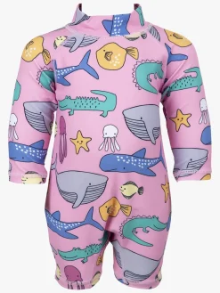 MaxCollection Uv & Strand*Max Collection Mini Badedragt, Lyserød Lyserød/Flerfarvet