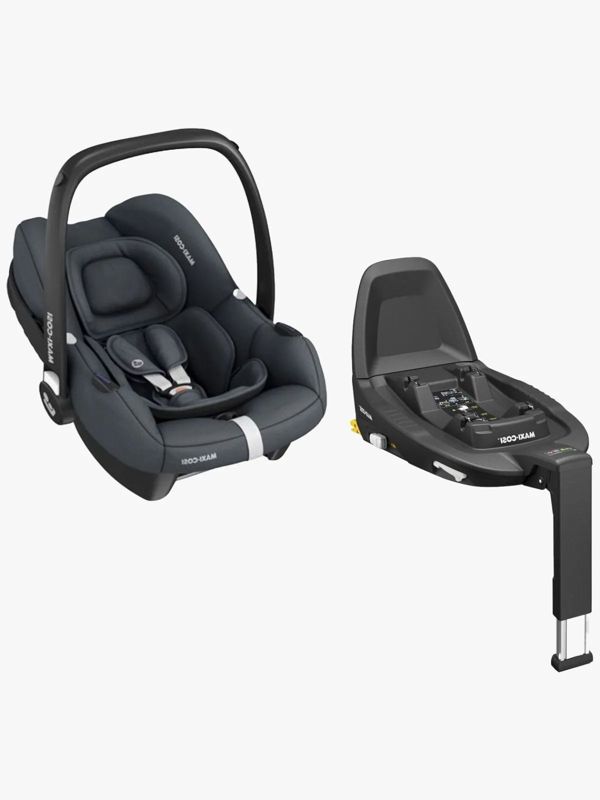 MaxiCosi Autostole 0-13 Kg*Maxi-Cosi Cabriofix I-Size Autostol Baby inkl. FamilyFix 3 Base, Essential Graphite