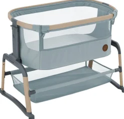 Børn MaxiCosi Børnesenge & Tilbehør>Maxi-Cosi Iora Air Bedside Crib, Beyond Grey
