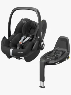 MaxiCosi Autostolspakker>Maxi-Cosi Pebble Pro i-Size Autostol Baby Inkl. Family Fix 3 Base, Essential Black