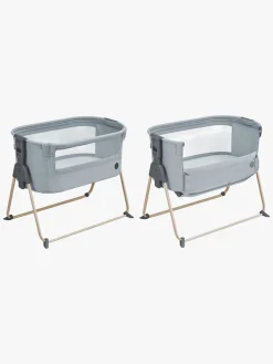 Børn MaxiCosi Maxi-Cosi Tori Beyond Bedside Crib, Grey Eco