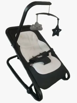 2ME Klara Skråstol inkl. Legetøjsbøjle, Black