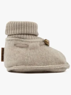 Børn MikkLine Mikk-Line Futter Merinould, Melange Offwhite