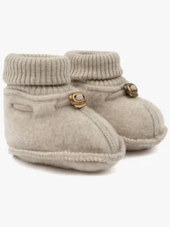 Børn MikkLine Mikk-Line Futter Merinould, Melange Offwhite