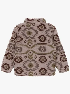 Børn MikkLine Fleecetøj>Mikk-Line Teddy-jakke, Cloud Gray