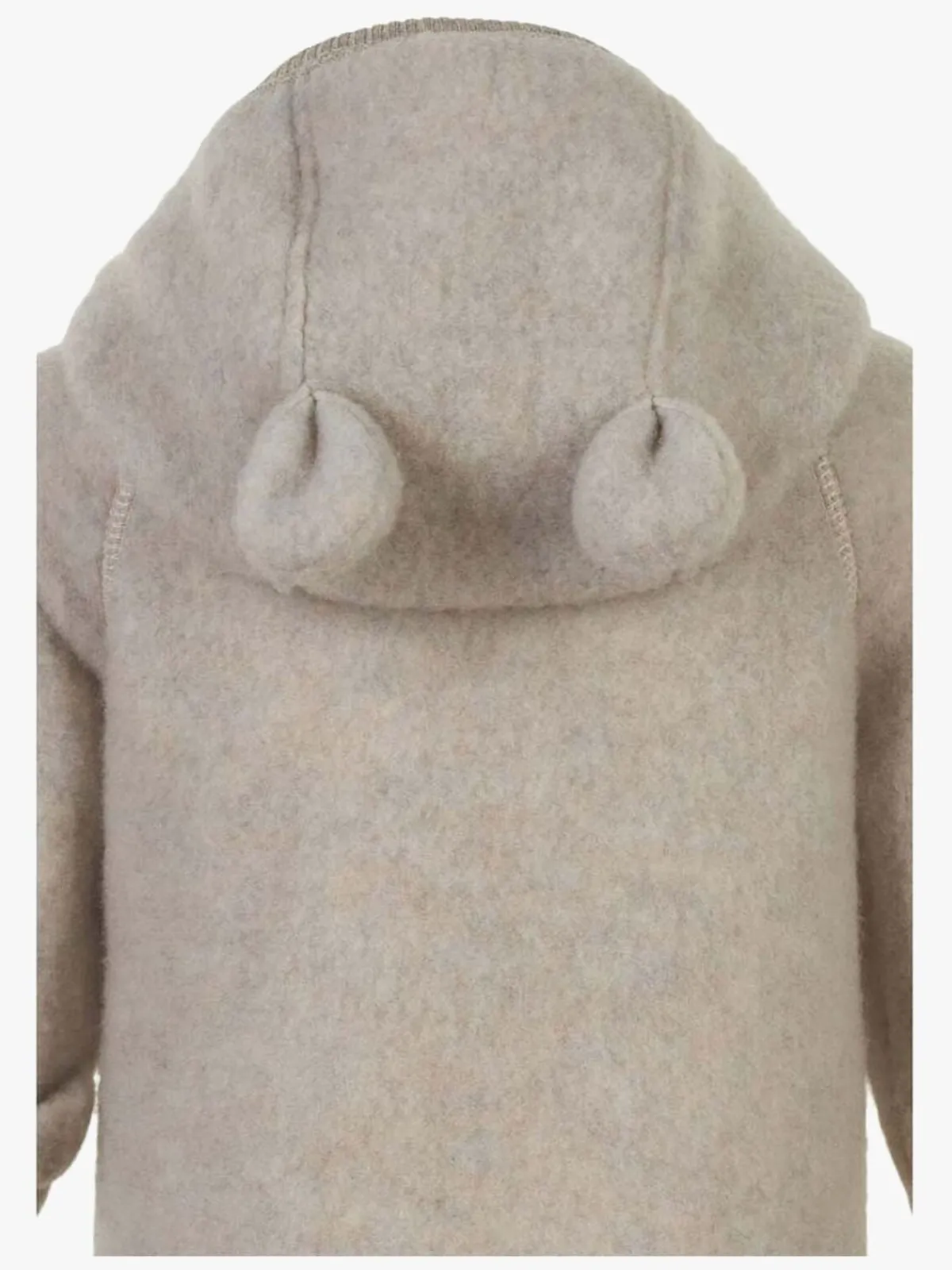 MikkLine Heldragter|Uldtøj*Mikk-Line Ulddragt Merinould med Ører, Melange Offwhite