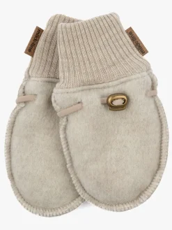 MikkLine Tilbehør*Mikk-Line Vanter Merinould, Melange Offwhite Hvid