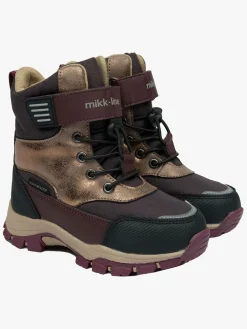 Børn MikkLine Støvler & Vinterstøvler>Mikk-Line Vinterstøvler, Raisin