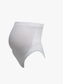 Milki Tøj Til Mor*Hipster Seamless Graviditetstrusser 2-Pak, White