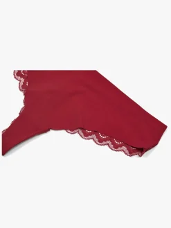 Milki Tøj Til Mor></noscript>String 2-Pak, Wine Red