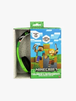 OTLTechnologies Elektronik & Media*Minecraft Høretelefoner med Ører 85dB Creeper Grøn