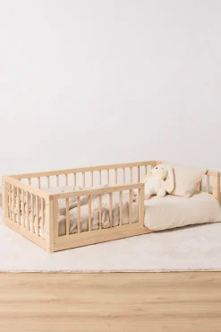 Minitude Børnesenge & Tilbehør*DYLAN Junior-/Montessori-seng 70x140, Natur