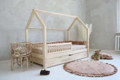 Minitude Børnesenge & Tilbehør*FINN Juniorseng 70x140, Natur