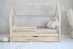 Minitude Børnesenge & Tilbehør*FINN Juniorseng 70x140, Natur