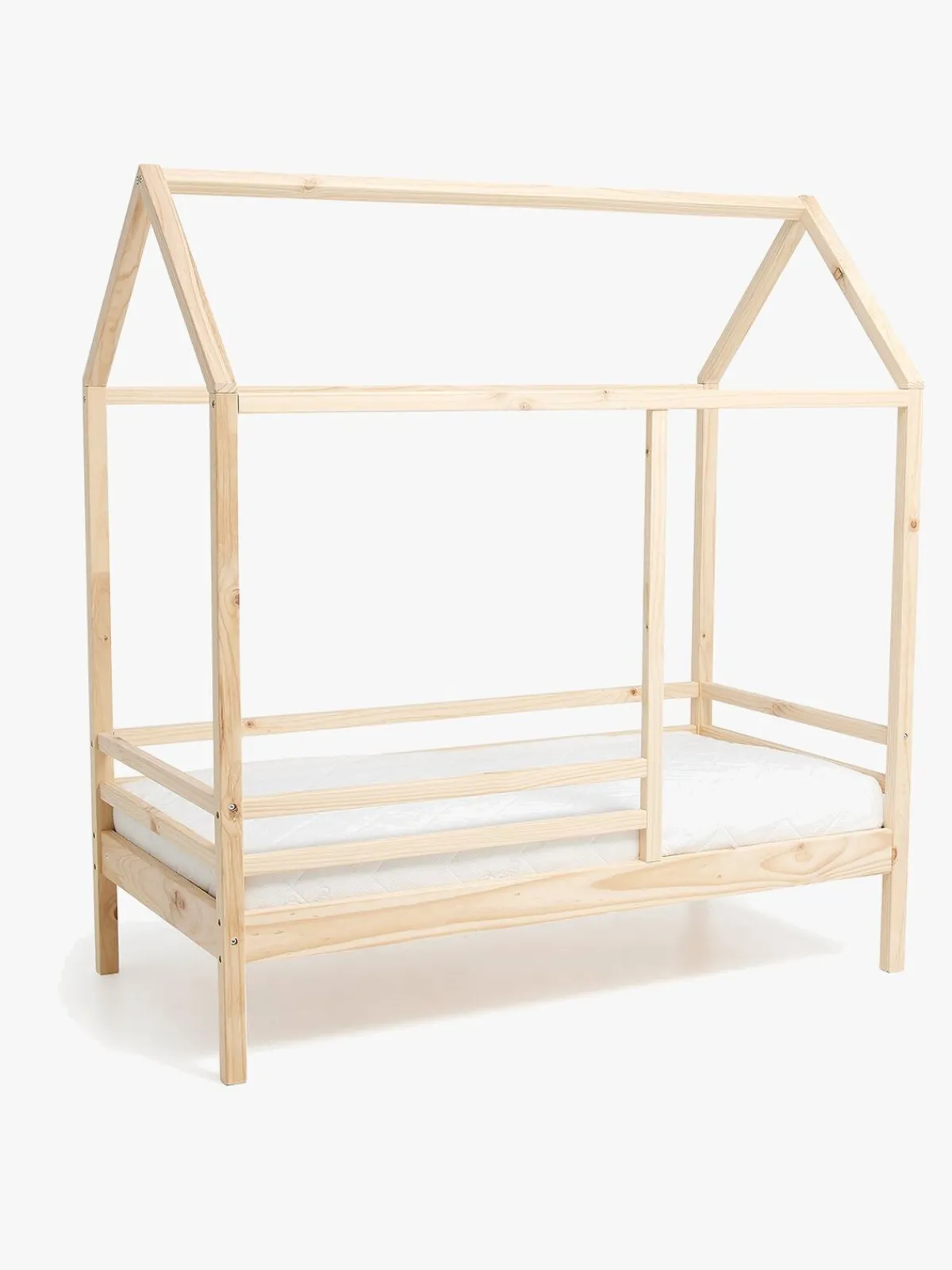 Minitude Børnesenge & Tilbehør*Nordic Jax Juniorseng med BabyMatex Madras Carpathia 70x140, Natur