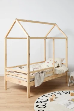 Minitude Børnesenge & Tilbehør*Nordic Jax Juniorseng med BabyMatex Madras Carpathia 70x140, Natur