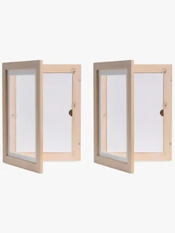 Minitude Interiør*OLIVER Åbningsbar Ramme A4 2-pak 100 Sider, White wash