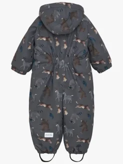 Børn Minymo Flyverdragt, Dark Gull Grey