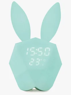 Børn MOB Vækkeur med Natlampe Kanin, Lyseblå
