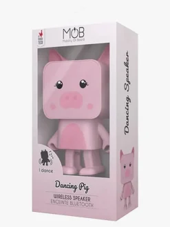 MOB Elektronik & Media*ility on Board Højttaler Trådløs Dansende Gris Lyserød