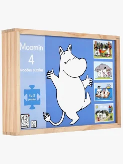 BarboToys Spil & Puslespil>Mumitroldene 4 Træpuslespil 4x12 Brikker