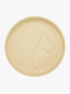 Mumin Spisetid*Mumitroldene Spisesæt Silikone, Latte Brown Brun/Beige