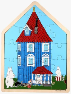 BarboToys Spil & Puslespil>Mumitroldene Træpuslespil Mumitroldehuset 19 Brikker