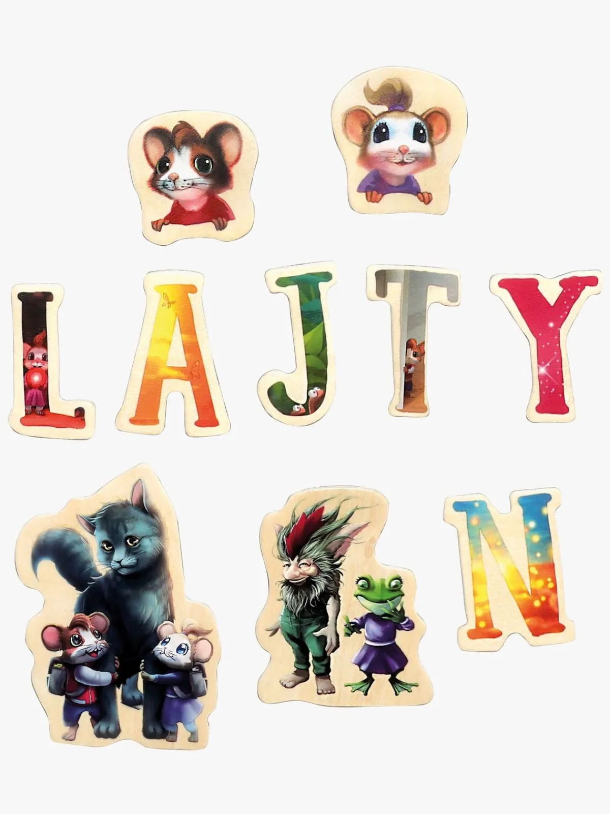 MusseHelium Interiør*Musse & Helium Magnetbogstaver og Figurer 72 Stk.