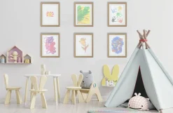 Børn MyLittleDaVinci My Little DaVinci Oplukkelig Ramme A4, 50 Ark, Natural