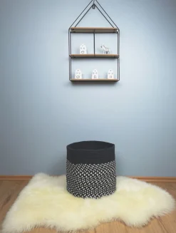 Nattiot Opbevaring*Opbevaringskurv, Sort/Hvid