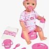 NewBornBaby Legetøj Til Børn På 0-10 År|Dukker & Bamser*New Born Baby Dukke med Tilbehør, Lyserød