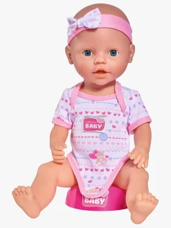 NewBornBaby Legetøj Til Børn På 0-10 År|Dukker & Bamser*New Born Baby Dukke med Tilbehør, Lyserød