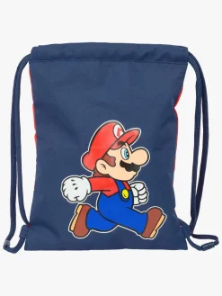 Børn SuperMario Nintendo Super Mario Gymnastikpose Trick, Mørkeblå/Rød