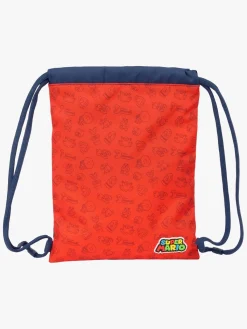 Børn SuperMario Nintendo Super Mario Gymnastikpose Trick, Mørkeblå/Rød