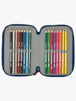 SuperMario Kreativt Legetøj></noscript>Nintendo Super Mario Penalhus med 3 Rum, Rød/Blå