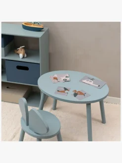 Børn Nofred Mus Skrivebord og Stol, Olive Green