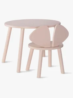 Nofred Børnemøbler*Stol og Bord, Lyserød Lyserød