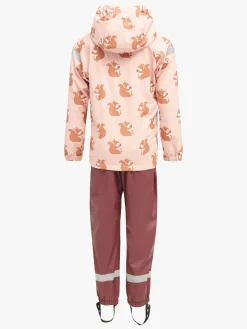 Børn Nordbjrn Nordbjørn Asperö Foret Regnsæt, Pink Squirrel