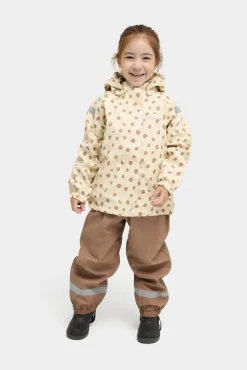 Nordbjrn Regntøj*Nordbjørn Asperö Foret Regnsæt, Dots Beige Beige/Brun