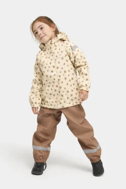 Nordbjrn Regntøj*Nordbjørn Asperö Foret Regnsæt, Dots Beige Beige/Brun