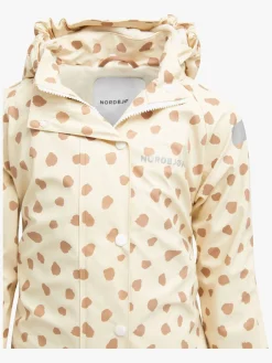 Nordbjrn Regntøj*Nordbjørn Asperö Foret Regnsæt, Dots Beige Beige/Brun