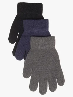 Børn Nordbjrn Nordbjørn Bergsfjord Fingervanter 3-pak, Black/Quiet Shade/Eclipse