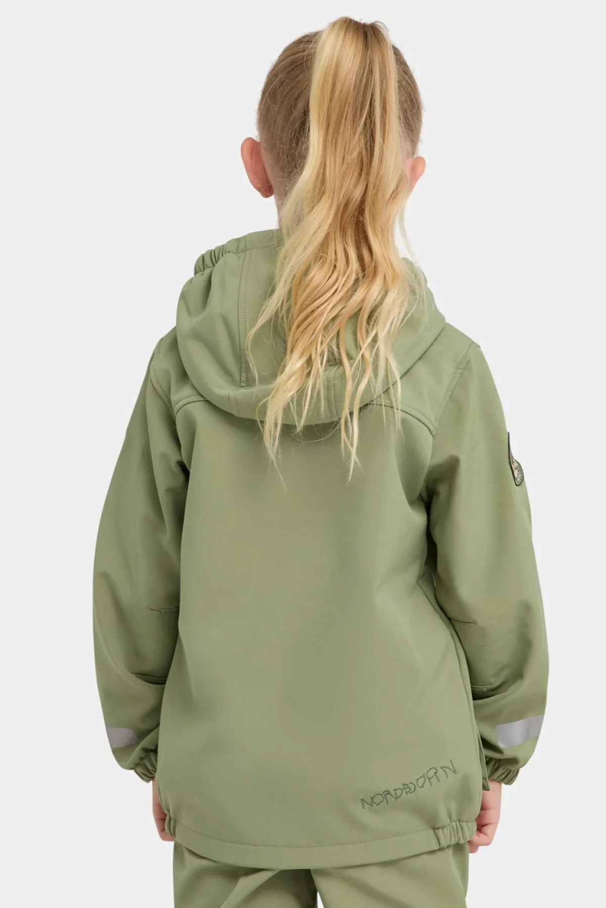 Børn Nordbjrn Nordbjörn Brokvarn Softshelljakke, Grøn