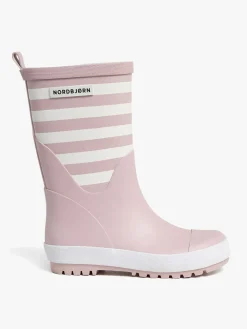 Børn Nordbjrn Gummistøvler>Nordbjørn Dagg Gummistøvler, Lyserød/Hvid