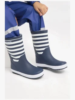 Børn Nordbjrn Gummistøvler>Nordbjørn Dunder Forede Gummistøvler, Navy/White