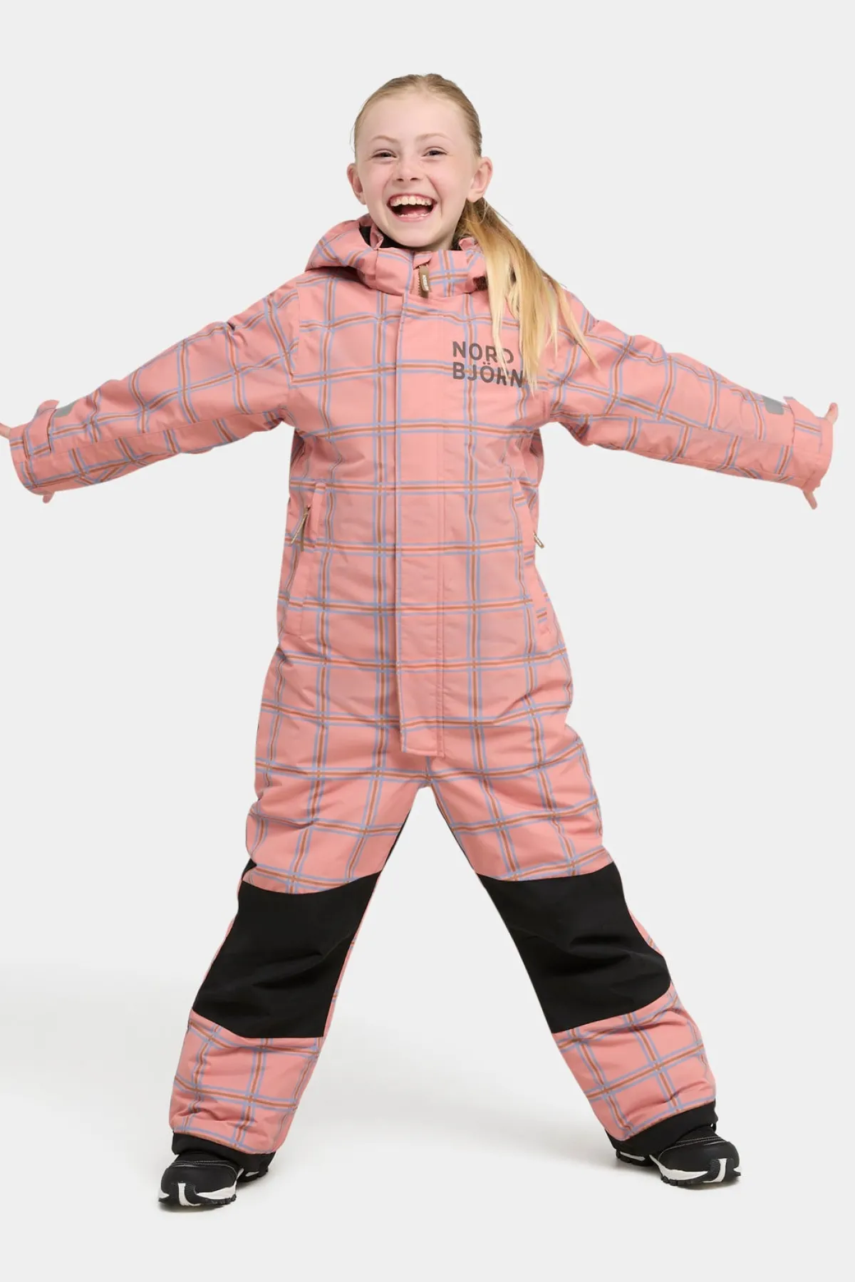 Børn Nordbjrn Flyverdragter>Nordbjörn Enelunden Flyverdragt, Rose Dawn Checked